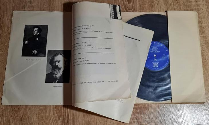 KLAVÍRNÍ TRIA ROMANTIKŮ - SUKOVO TRIO 2 LP VG, VYPRANÉ Vinyl (2LP)
