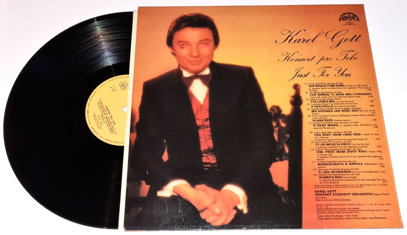 Karel Gott – Koncert Pro Tebe 1983 VG+, VYPRANÁ Vinyl (LP)