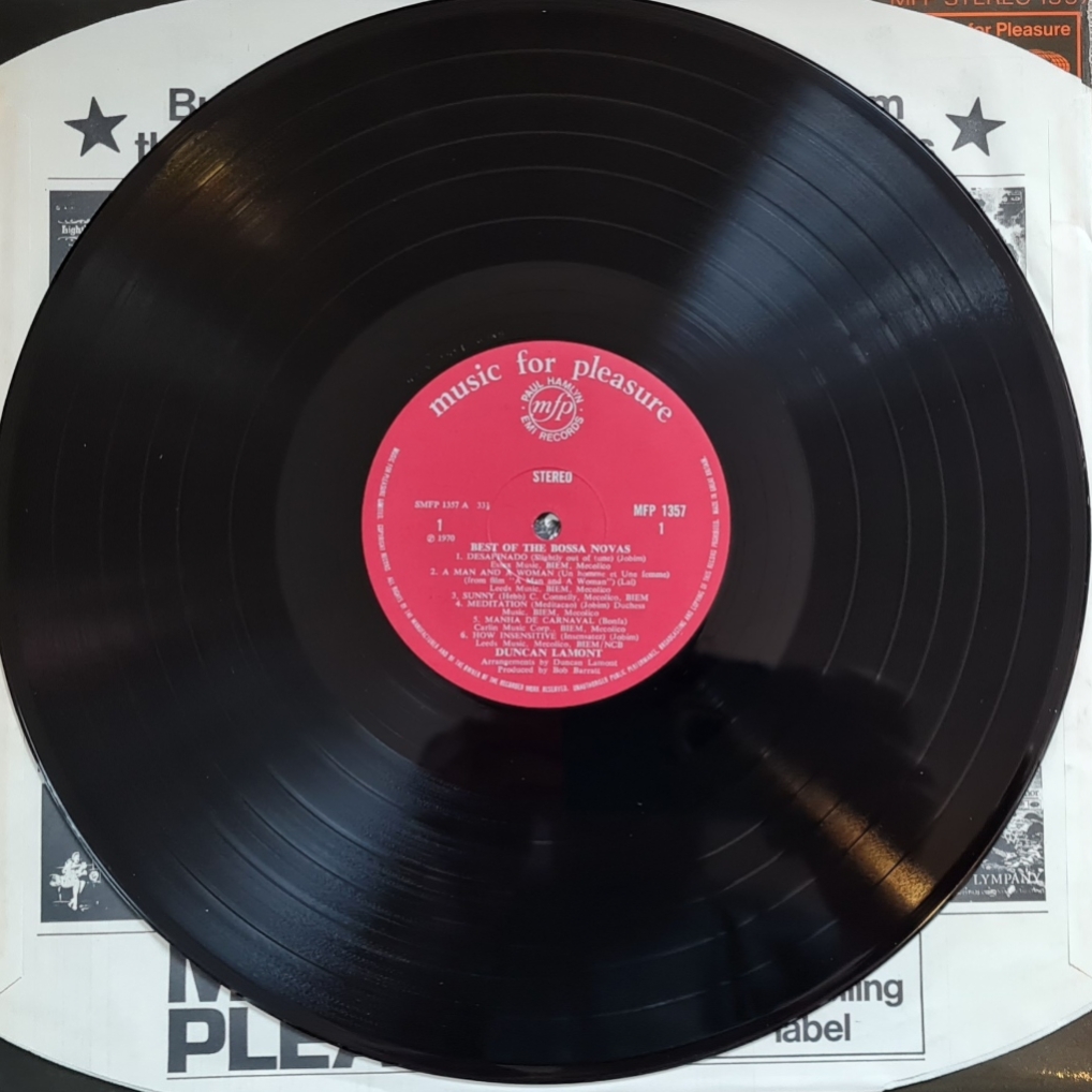 Duncan Lamont – Best Of The Bossa Novas 1970 VG, VYPRANÁ Vinyl (LP)