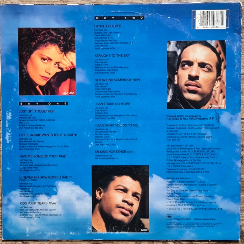 Lisa Lisa & Cult Jam – Straight To The Sky 1989 VG+, VYPRANÁ Vinyl (LP)