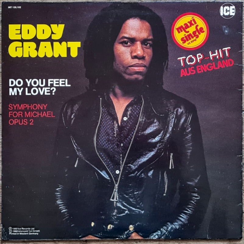 Eddy Grant – Do You Feel My Love? 1980 Maxi-Single VG, VYPRANÁ Vinyl