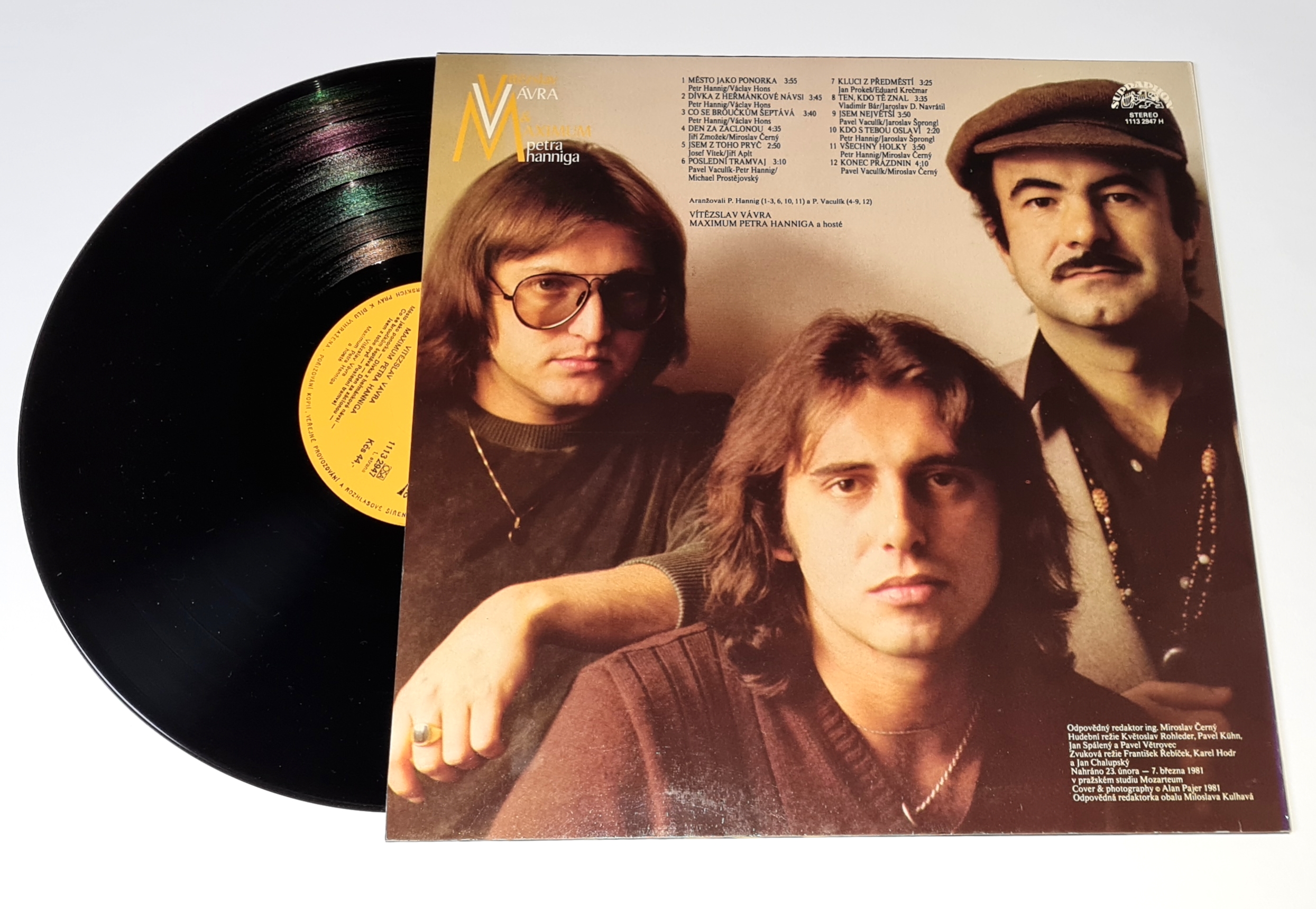 Vítězslav Vávra, Maximum Petra Hanniga – Vítězslav Vávra, Maximum Petra Hanniga 1981 VG+, VYPRANÁ Vinyl (LP)