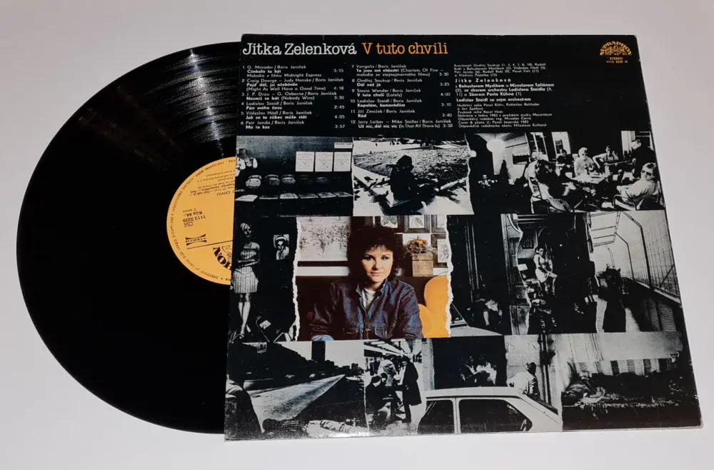 Jitka Zelenková – V Tuto Chvíli 1983 VG+, VYPRANÁ Vinyl (LP)