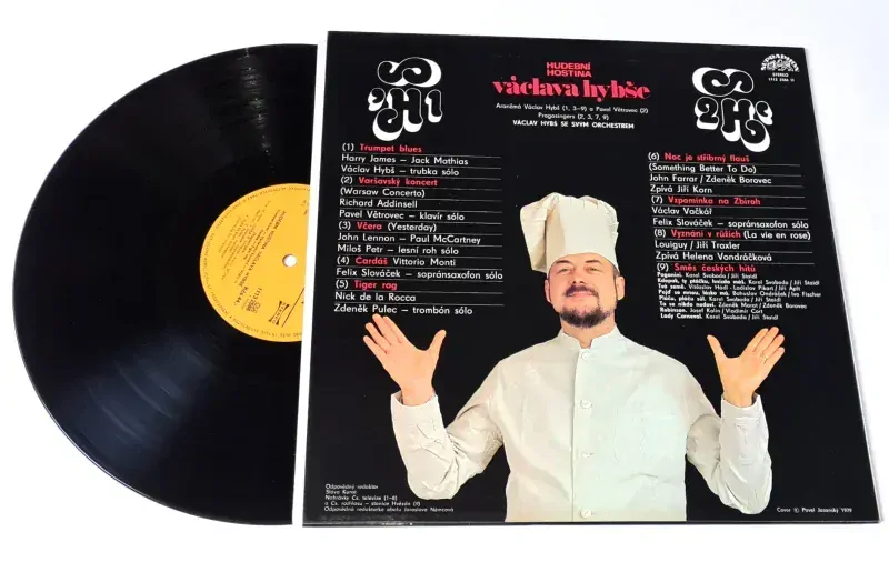 Hybš – Hudební Hostina Václava Hybše 1980 VG+, VYPRANÁ Vinyl (LP)