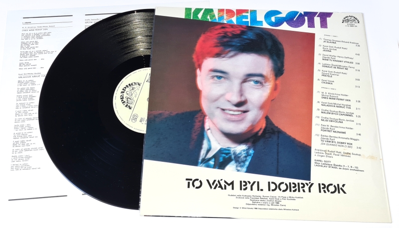Karel Gott – To Vám Byl Dobrý Rok 1986 VG+,  VYPRANÁ Vinyl (LP)