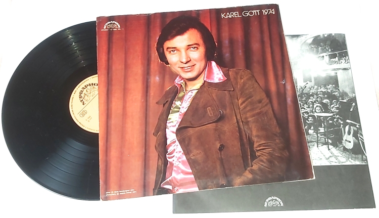 Karel Gott – 1974 VG-,  VYPRANÁ Vinyl (LP + příloha)