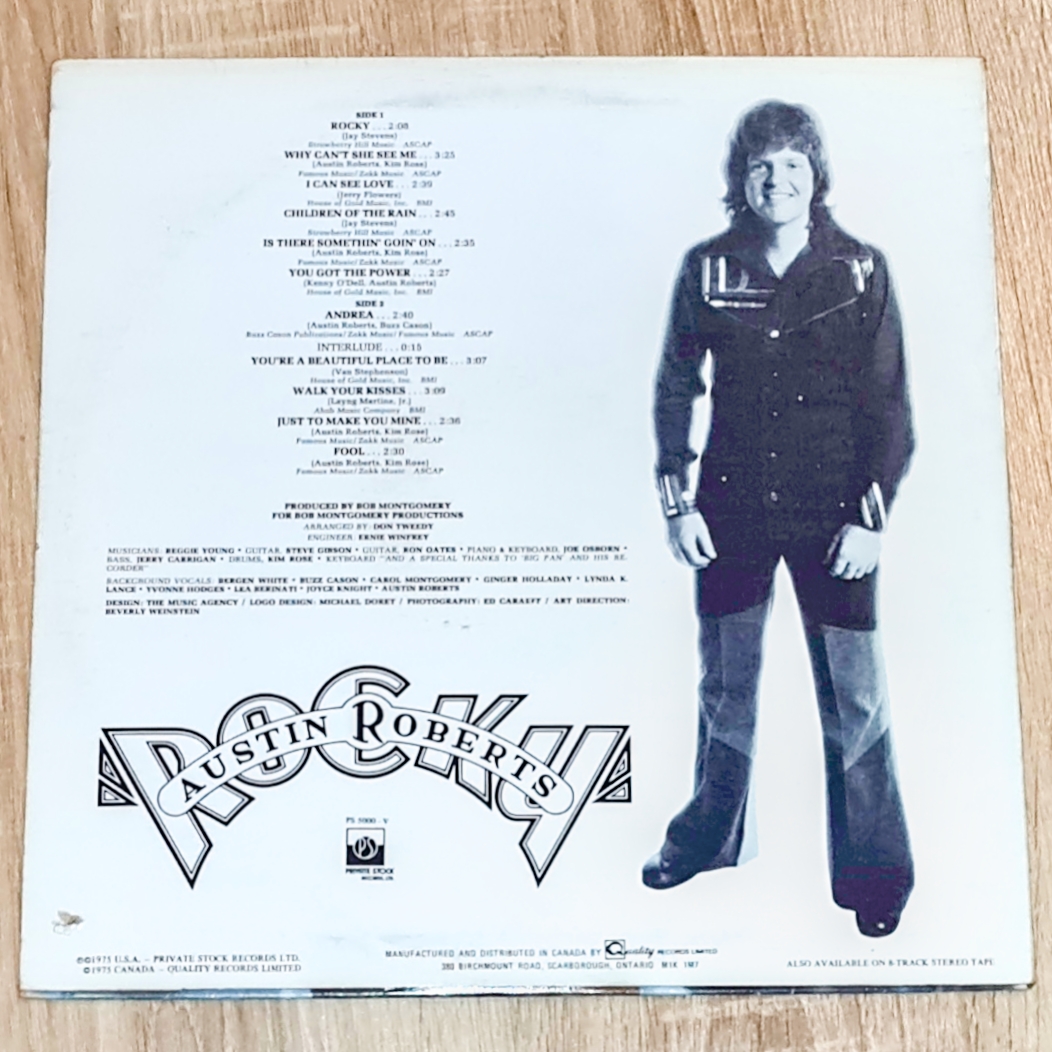 Austin Roberts – Rocky 1975 VG, VYPRANÁ Vinyl (LP)