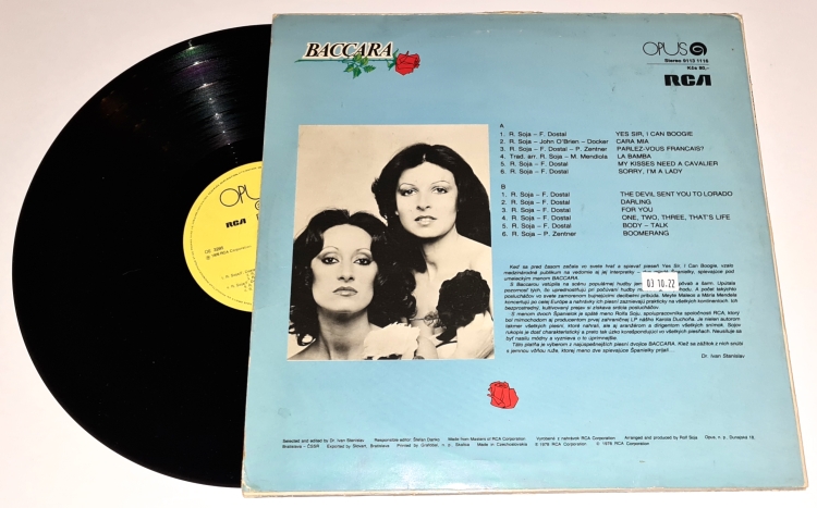 Baccara – Baccara 1981 G+, VYPRANÁ Vinyl (LP)