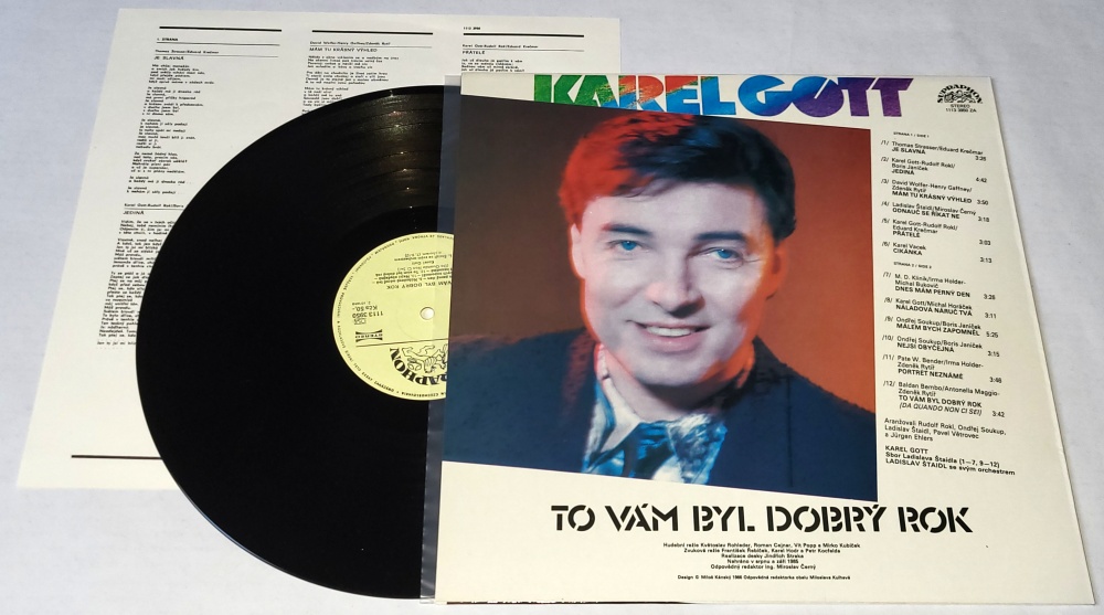 Karel Gott – To Vám Byl Dobrý Rok 1986 EX+,  VYPRANÁ Vinyl (LP)