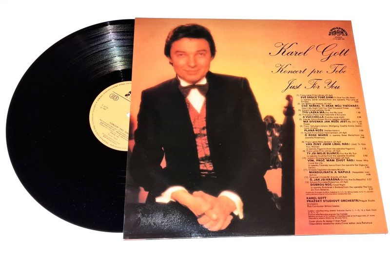 Karel Gott – Koncert Pro Tebe 1983 VG+, VYPRANÁ Vinyl (LP)