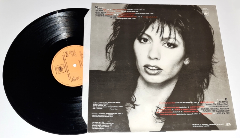 Jennifer Rush – Movin' 1987 VG-, VYPRANÁ Vinyl (LP)