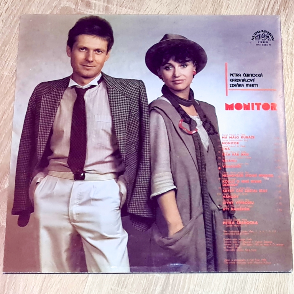 Petra Černocká - Kardinálové Zdeňka Merty – Monitor 1986 EX, VYPRANÁ Vinyl (LP)