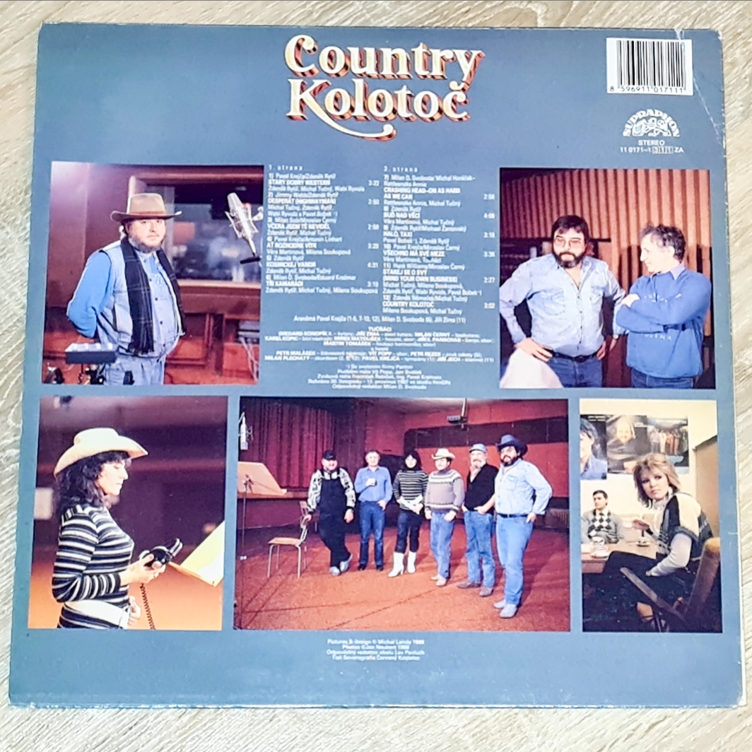 Michal Tučný - Pavel Bobek - Zdeněk Rytíř - Wabi Ryvola - Věra Martinová - Milena Soukupová - Rattlesnake Annie – Country Kolotoč 1981 VG+, VYPRANÁ Vinyl (LP)