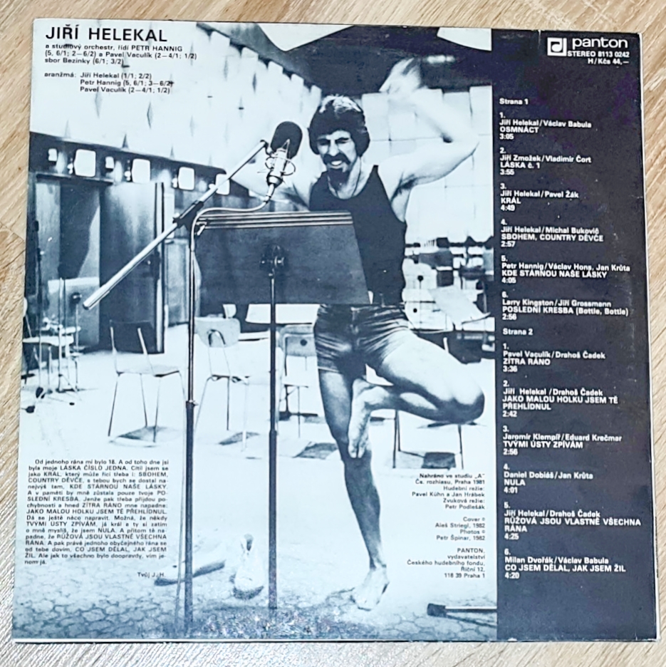 Jiří Helekal – "18" 1982 VG, VYPRANÁ Vinyl (LP)