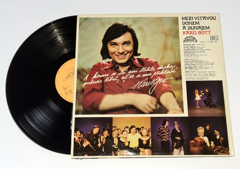 Karel Gott – Mezi Vltavou, Donem A Dunajem 1973 VG+, VYPRANÁ Vinyl (LP)