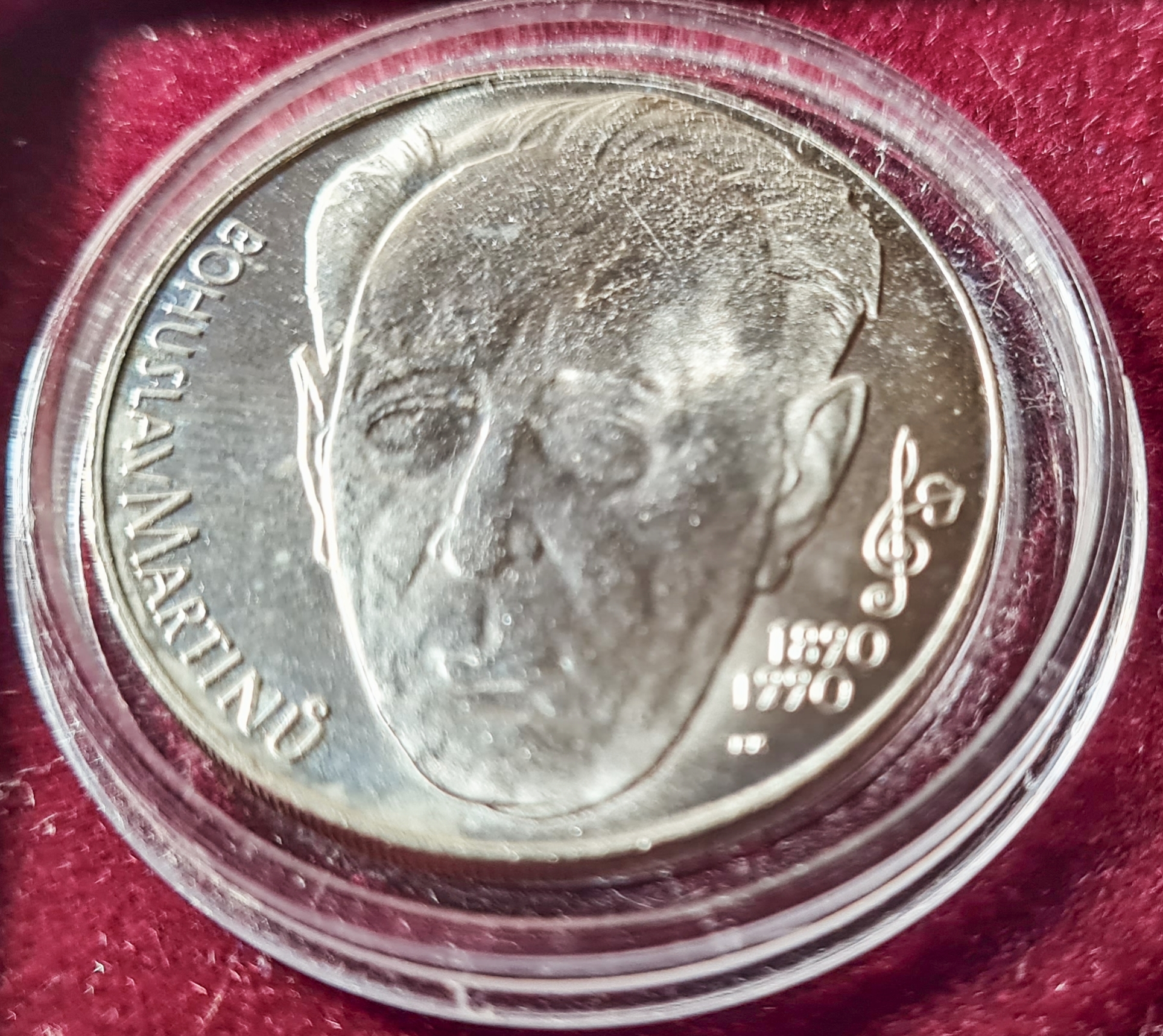 Ag 100 Koruna 1990, Bohuslav Martinů mince
