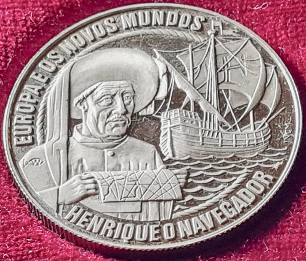 2,5 ECU Henrique o navegador 1991, mince Portugalsko