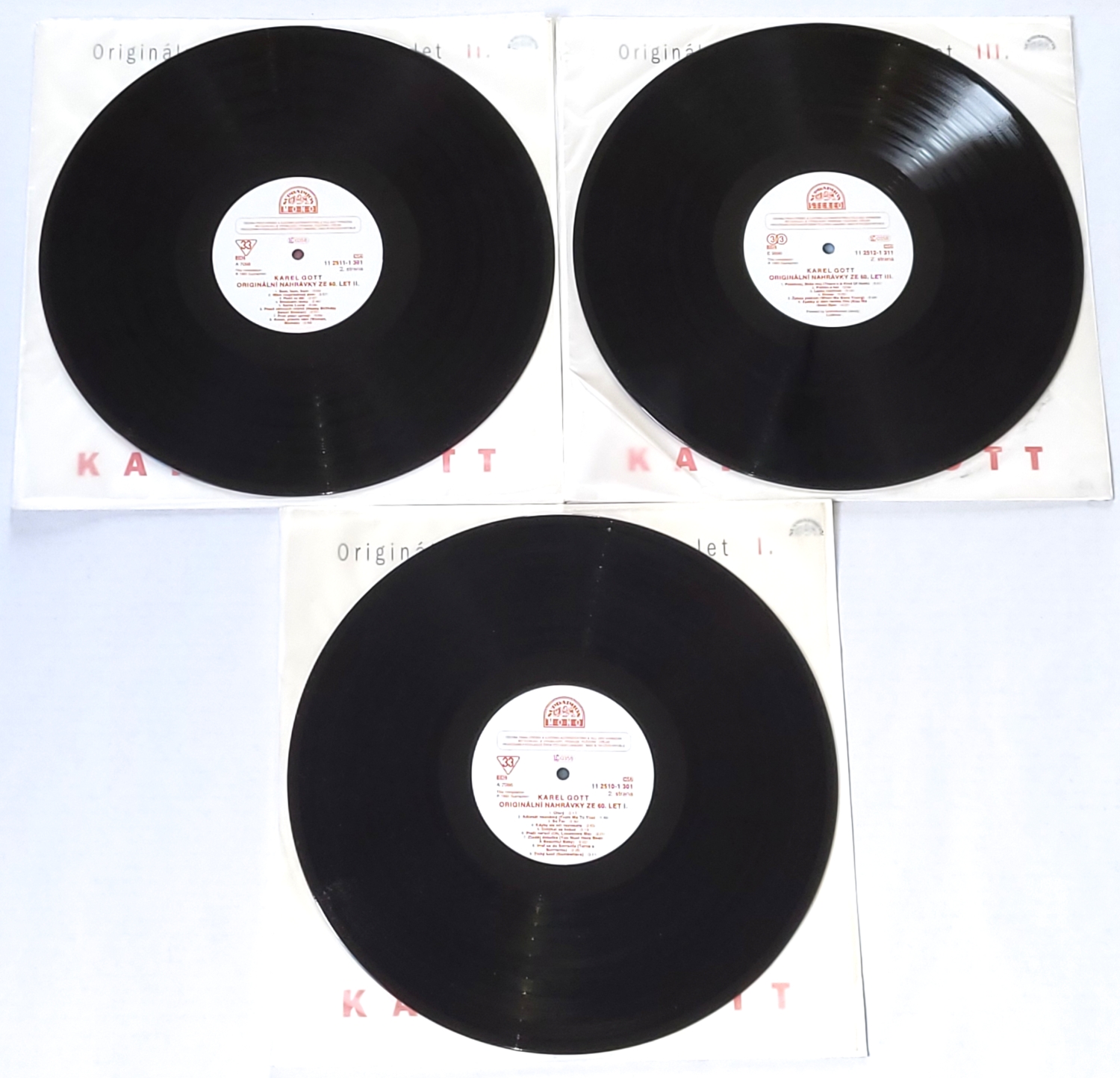 Karel Gott – Originální nahrávky ze 60. let 1993 NM, VYPRANÉ Vinyl (3LP)