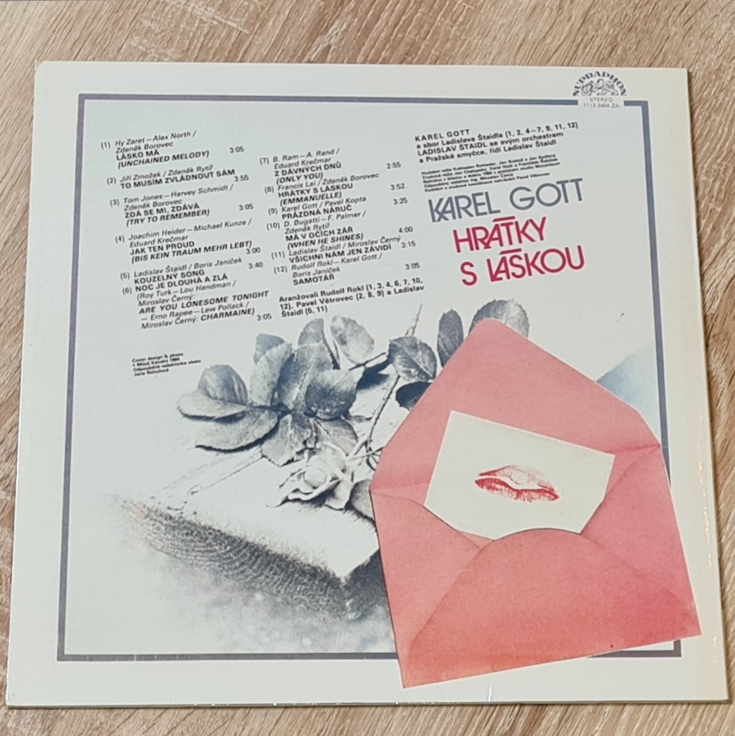Karel Gott – Hrátky S Láskou 1984 EX, VYPRANÁ Vinyl (LP)