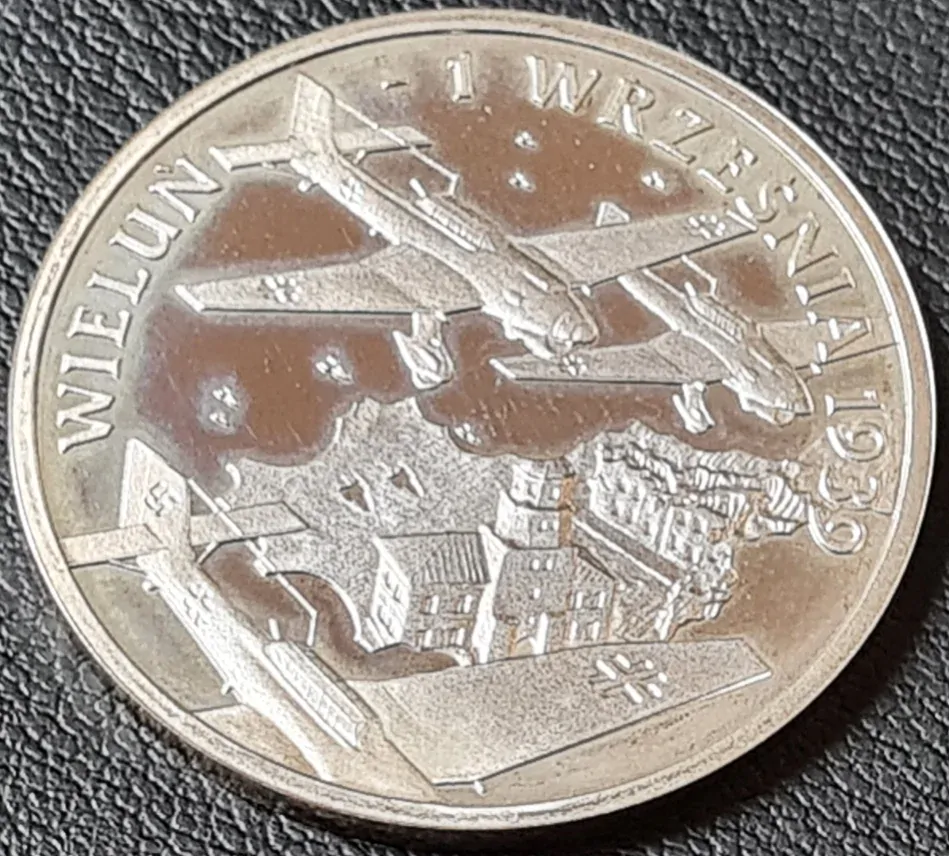 Ag 10 zlotých, Září 1939, 2009 Polsko, mince Proof