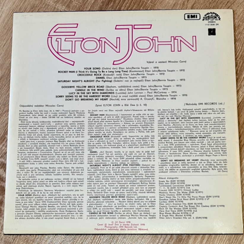 Elton John – Elton John 1979 VG-, VYPRANÁ Vinyl (LP)