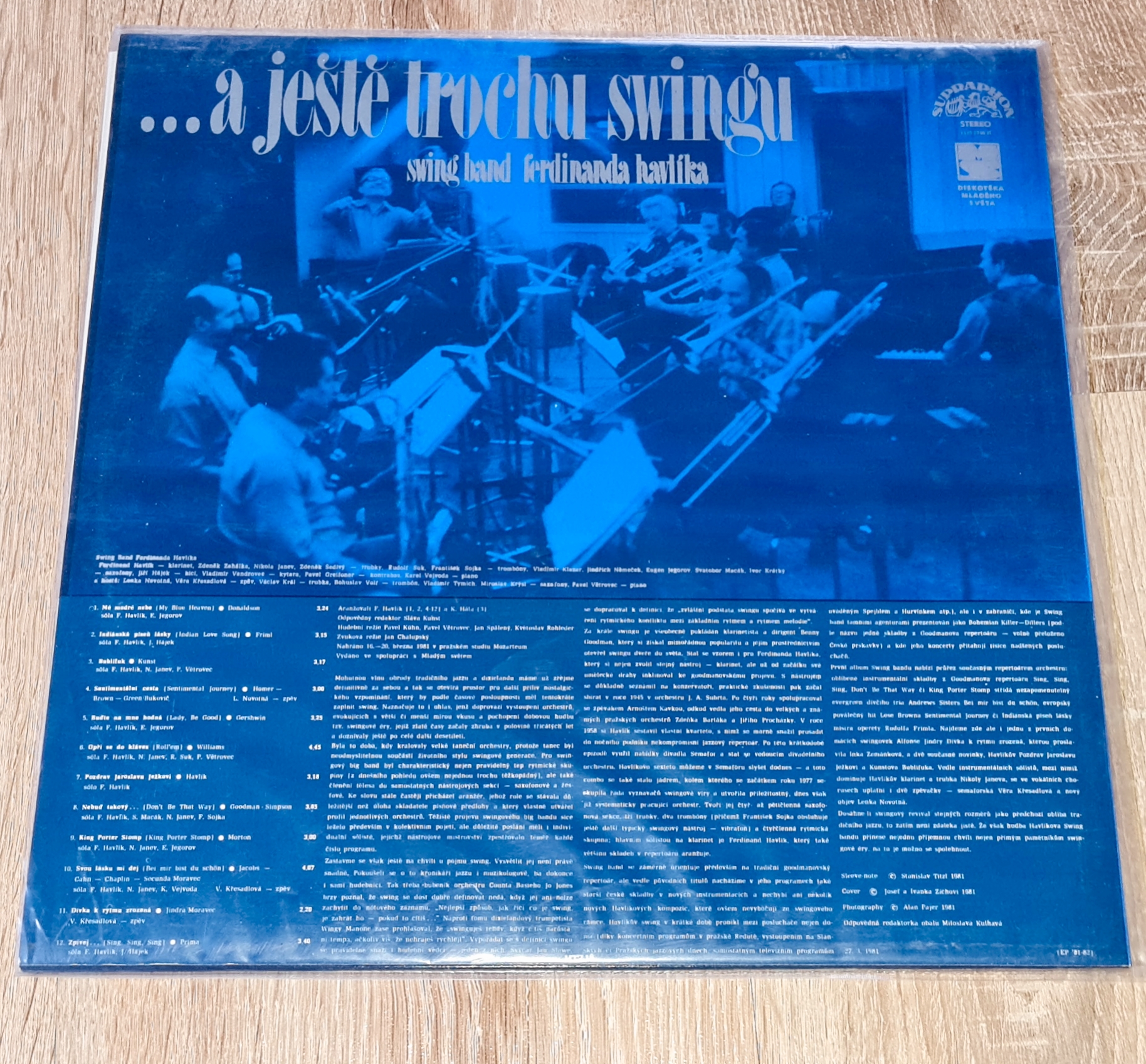 Swing Band Ferdinanda Havlíka – ...A Ještě Trochu Swingu 1981 VG+ Vinyl (LP)