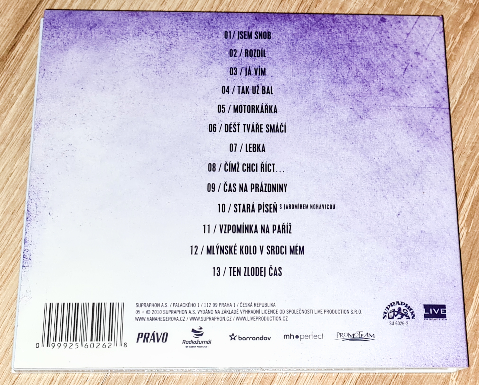 Hana Hegerová – Mlýnské Kolo V Srdci Mém 2010 CD