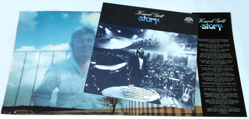 Karel Gott – Story 1981 VG+/VG-, VYPRANÉ Vinyl (2LP + příloha)