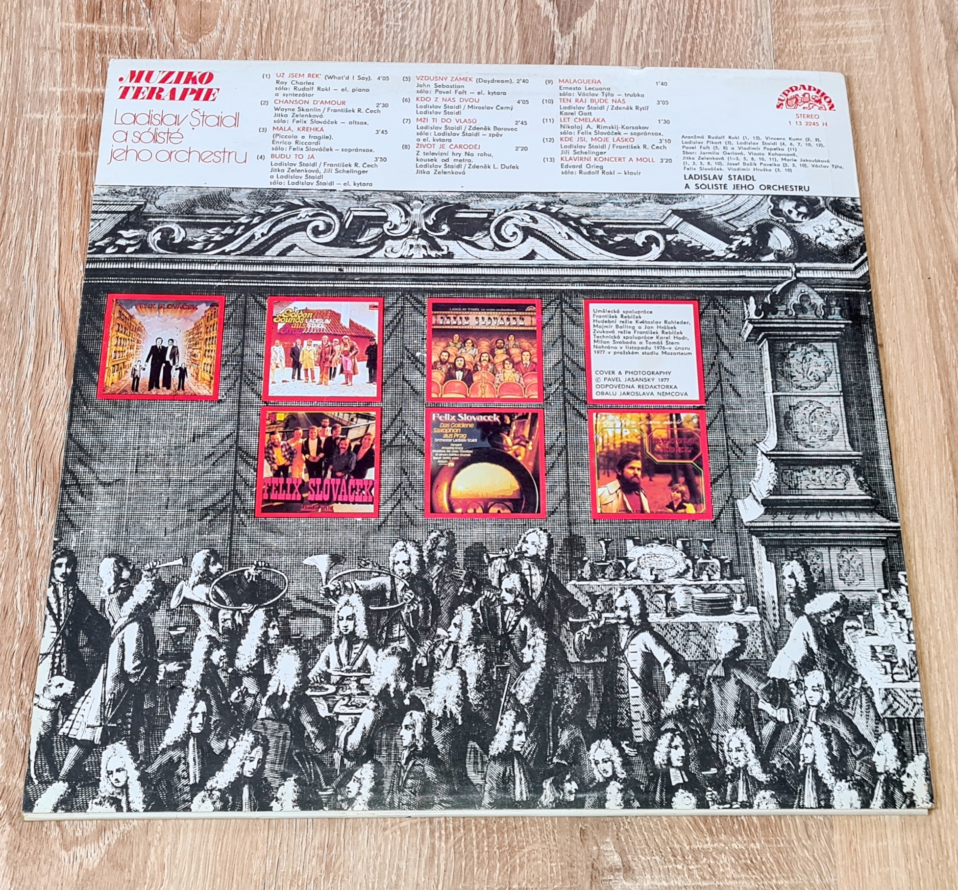 Ladislav Štaidl A Sólisté Jeho Orchestru – Muzikoterapie 1977 EX, VYPRANÁ Vinyl (LP)
