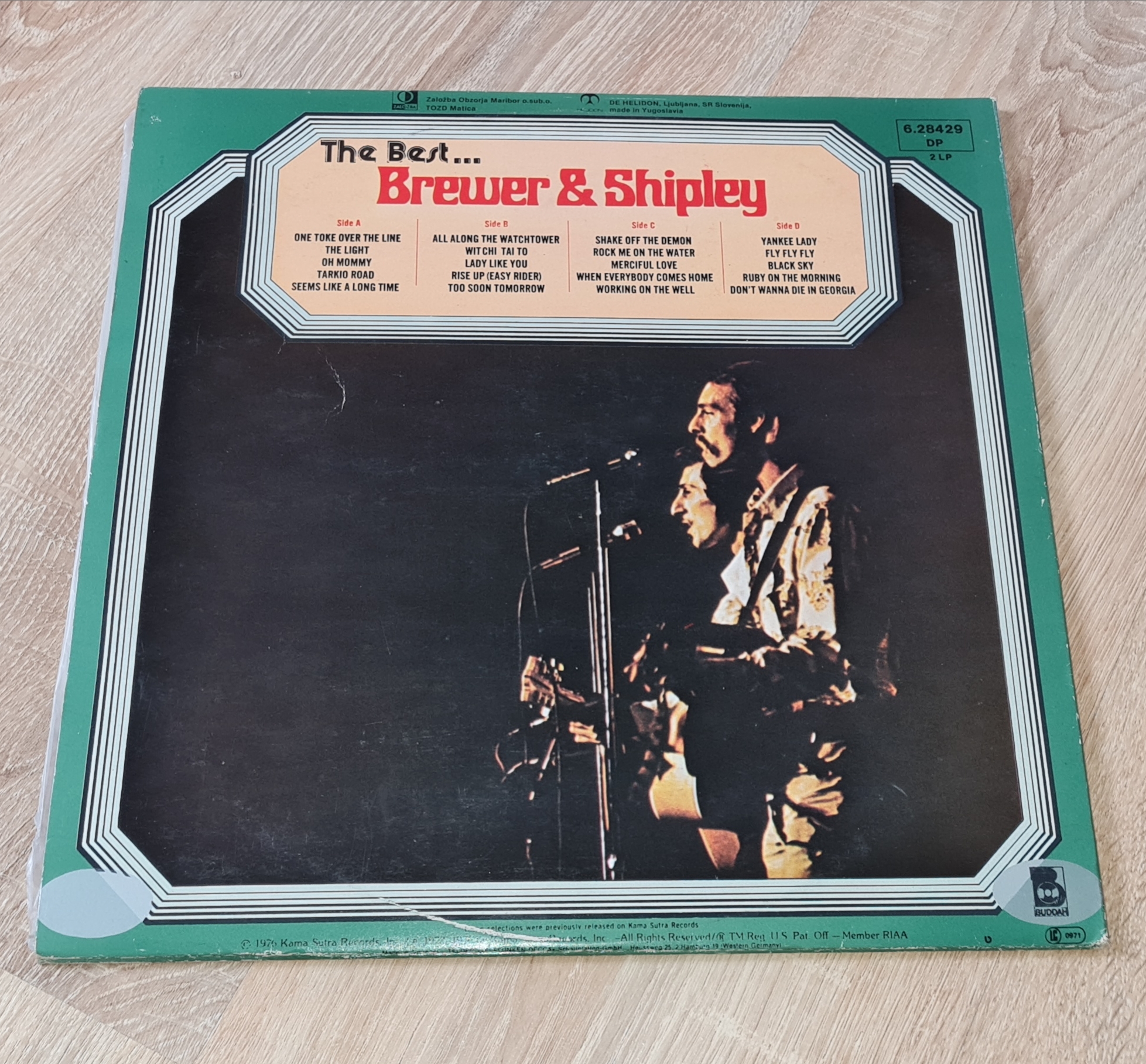 Brewer And Shipley – The Best . . . Brewer & Shipley 1976 EX, VYPRANÉ Vinyl (2LP)