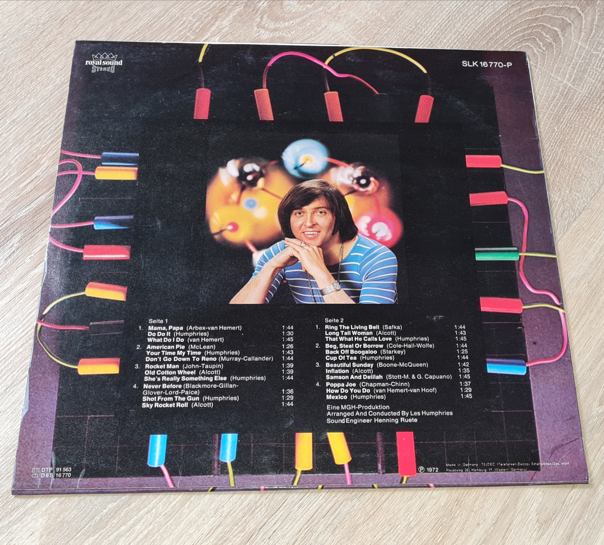 The Les Humphries Singers And Orchestra – Singing Rotation 1972 EX, VYPRANÁ Vinyl (LP)