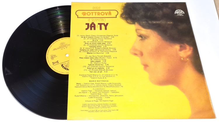 Marie Rottrová A Plameňáci – Já A Ty 1983 VG-,  VYPRANÁ Vinyl (LP)