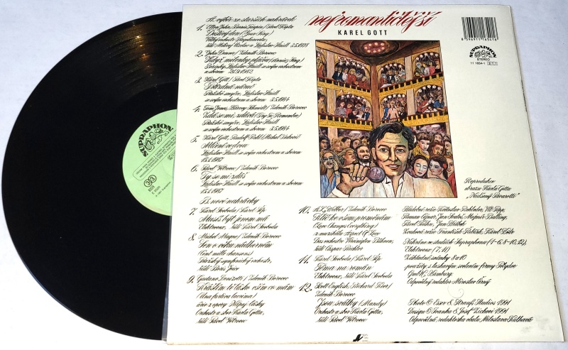Karel Gott – Nejromantičtější 1991 VG+ / EX, VYPRANÁ Vinyl (LP)
