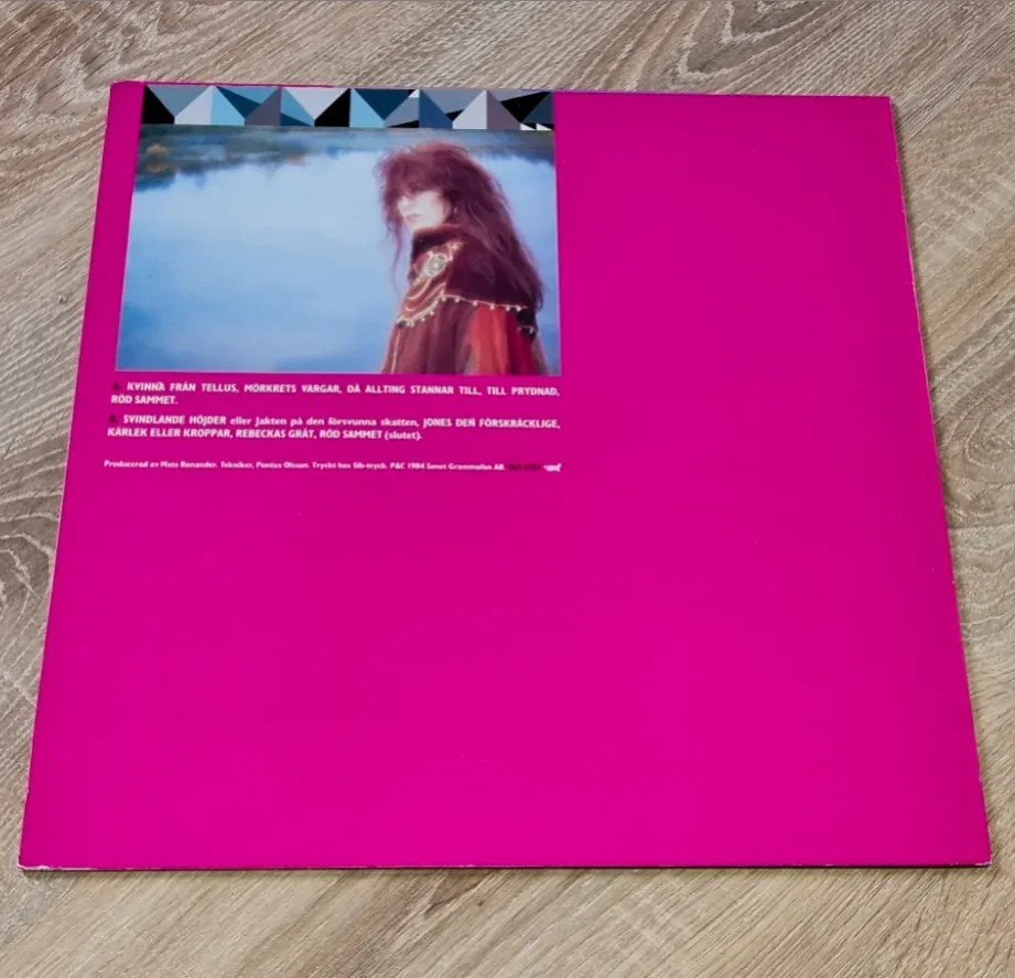 Py Bäckman Och Raj Montana Band – Kvinna Från Tellus 1984 VG, VYPRANÁ Vinyl (LP)