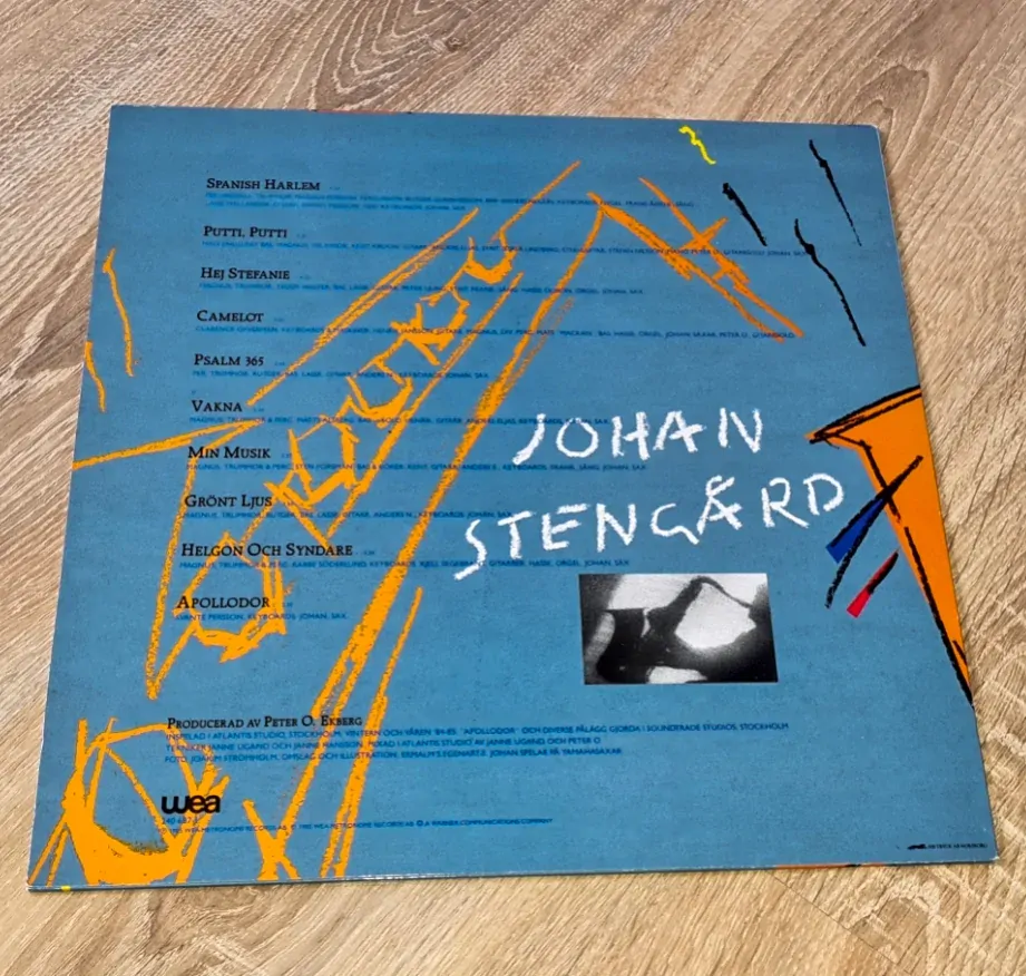 Johan Stengård – Mellan Raderna 1985 VG-, VYPRANÁ Vinyl (LP)