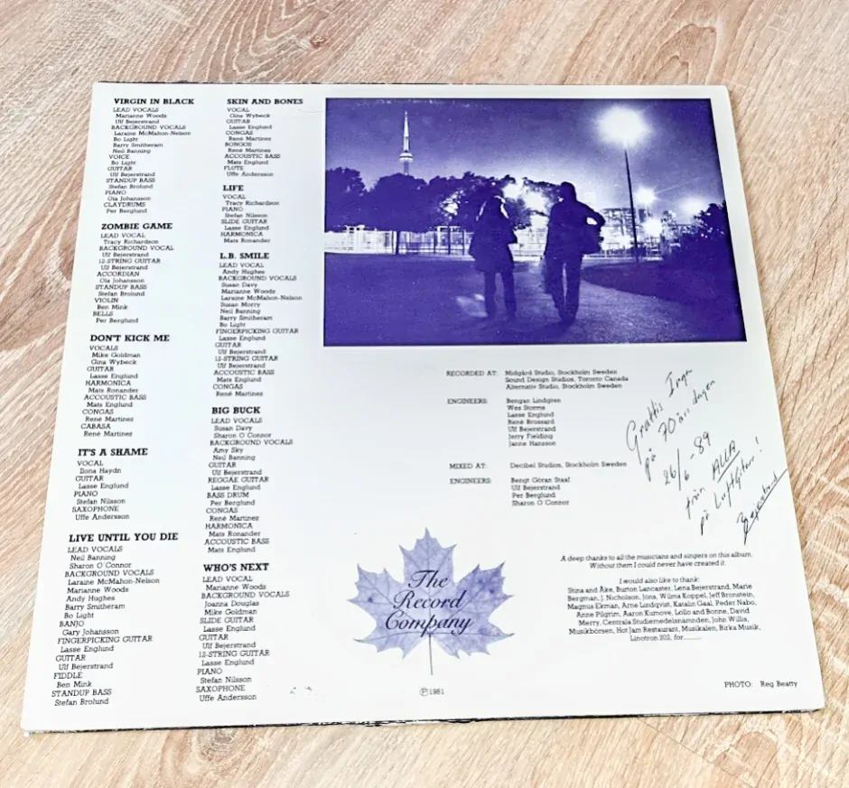 Ulf Bejerstrand – Walk On The Grass 1981 VG, VYPRANÁ Vinyl (LP)