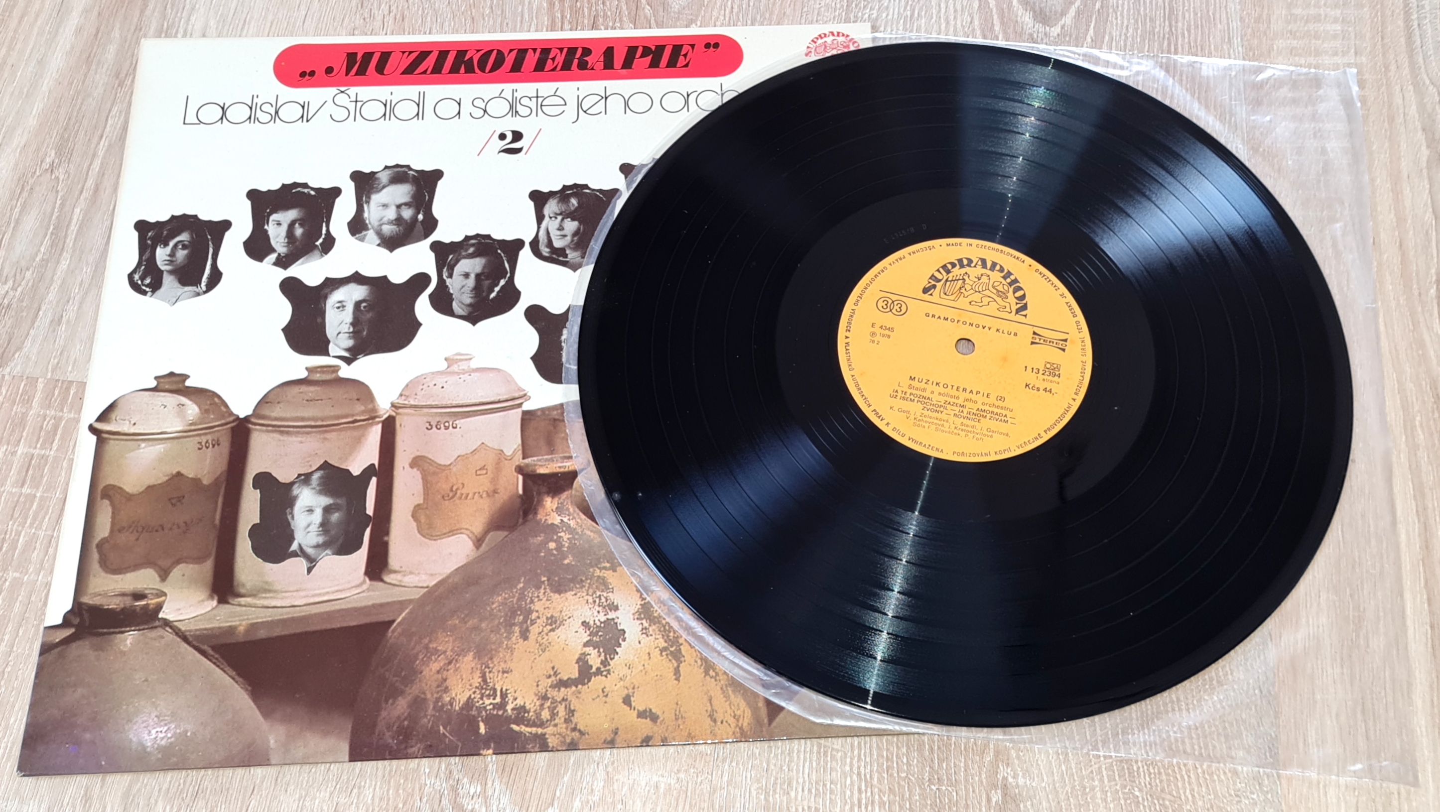 Ladislav Štaidl A Sólisté Jeho Orchestru – Muzikoterapie 2 1978 VG+ VYPRANÁ Vinyl (LP)