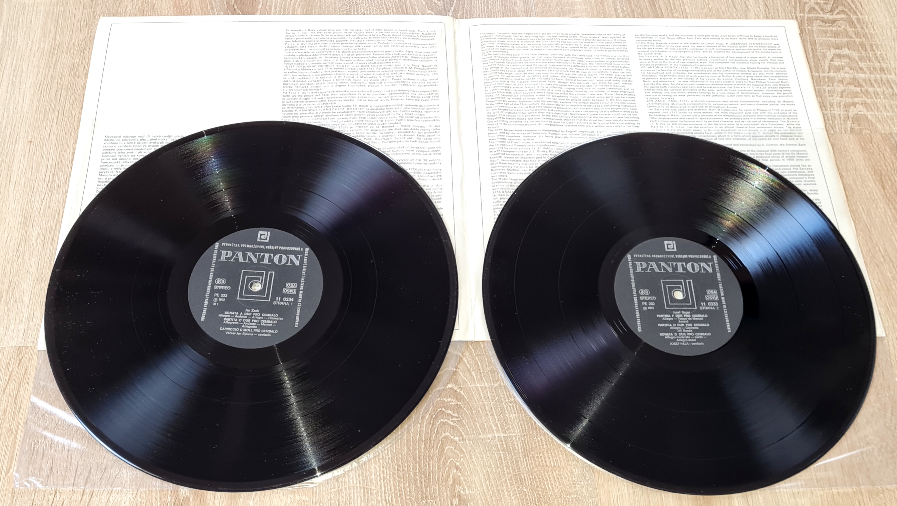 Cembalo Ve Staré A Nové České Hudbě = The Harpsichord In Old And New Czech Music 1972 NM, VYPRANÉ Vinyl (2LP)