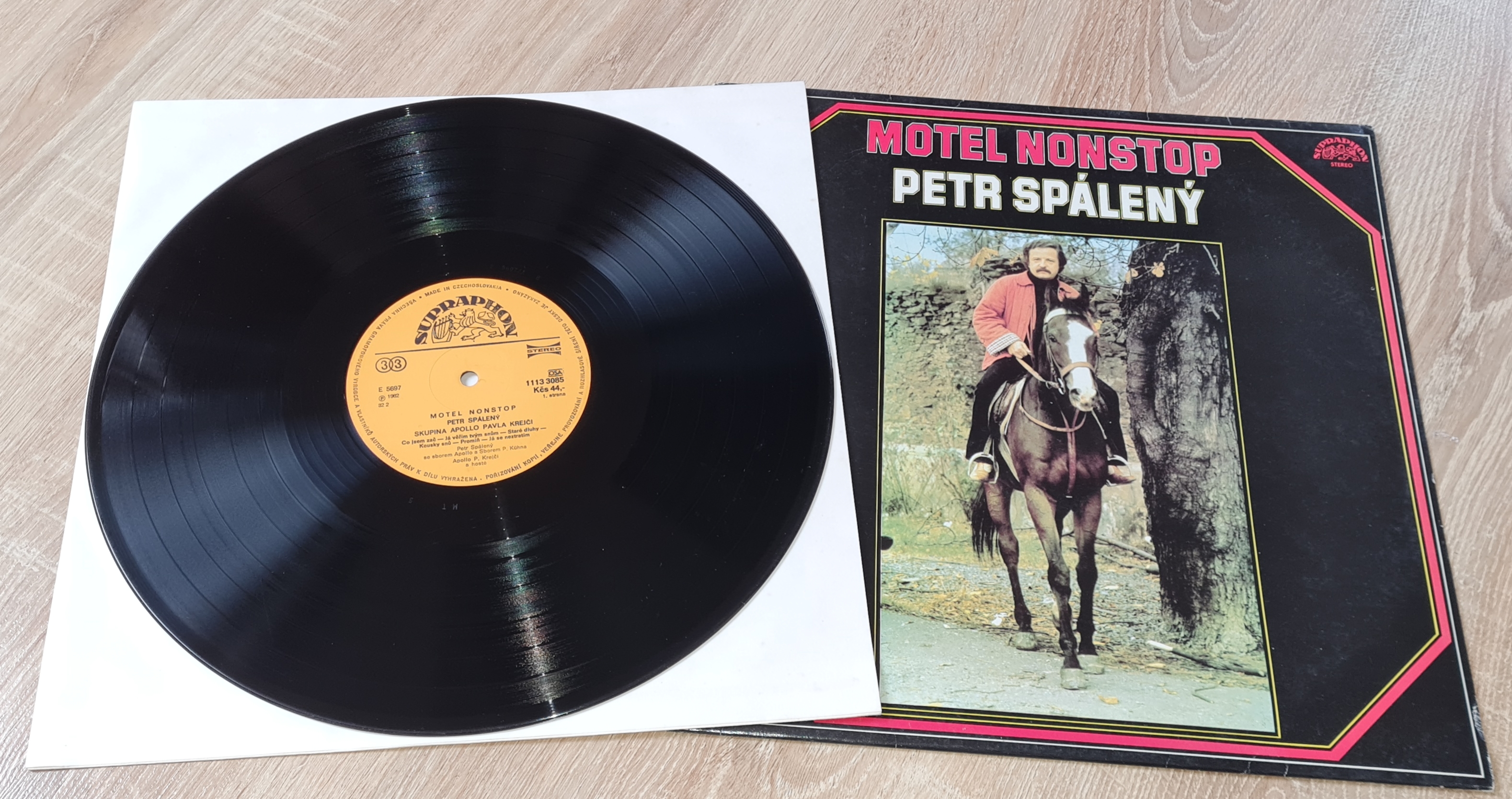 Petr Spálený – Motel Nonstop 1982 VG+, VYPRANÁ Vinyl (LP)
