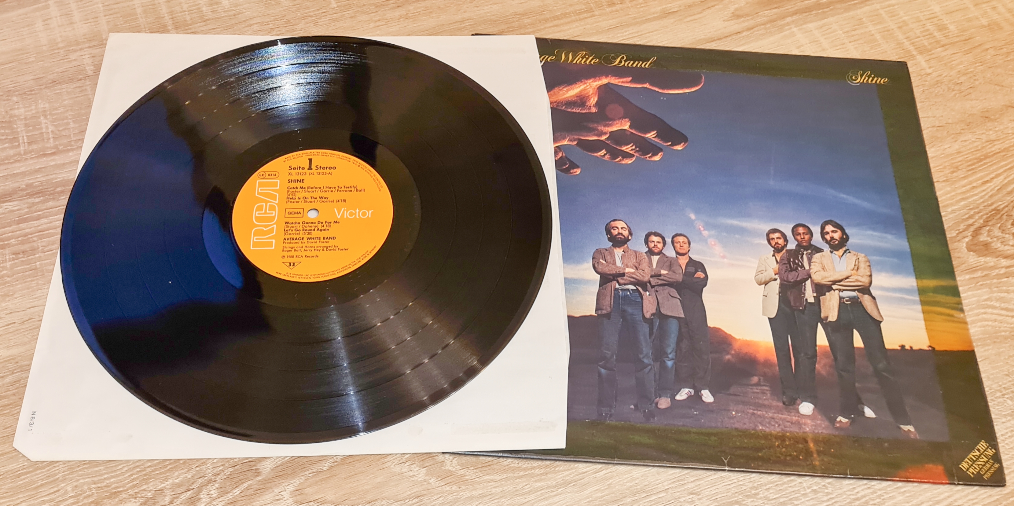 Average White Band – Shine 1980 EX, VYPRANÁ Vinyl (LP)