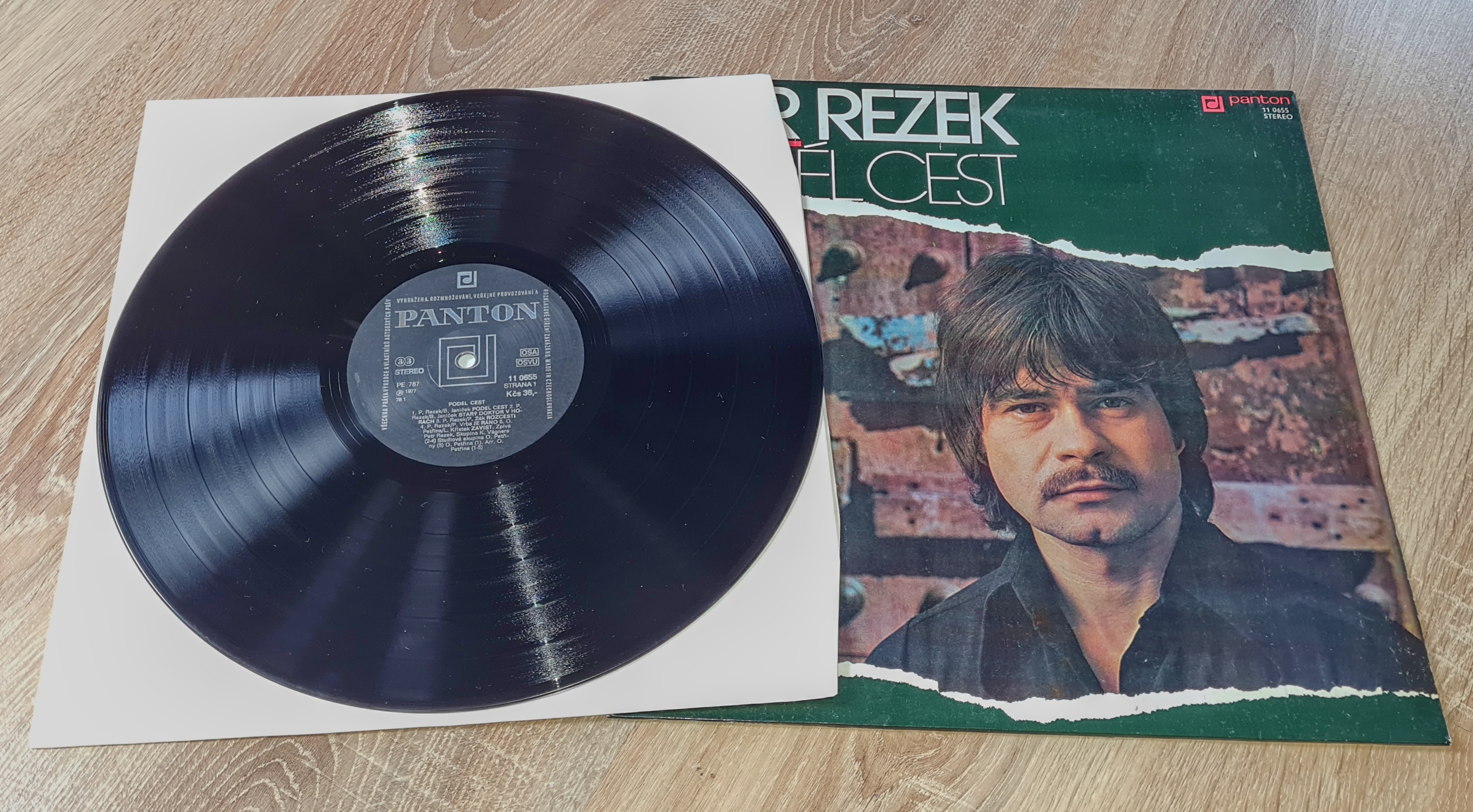 Petr Rezek – Podél Cest 1977 VG+ VYPRANÁ Vinyl (LP)