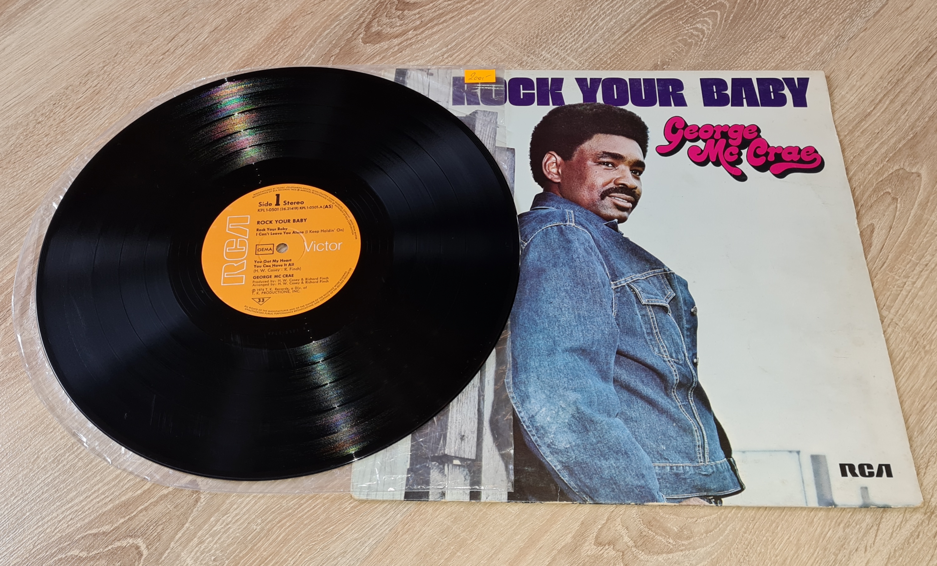 George Mc Crae – Rock Your Baby 1974 G-, VYPRANÁ Vinyl (LP)