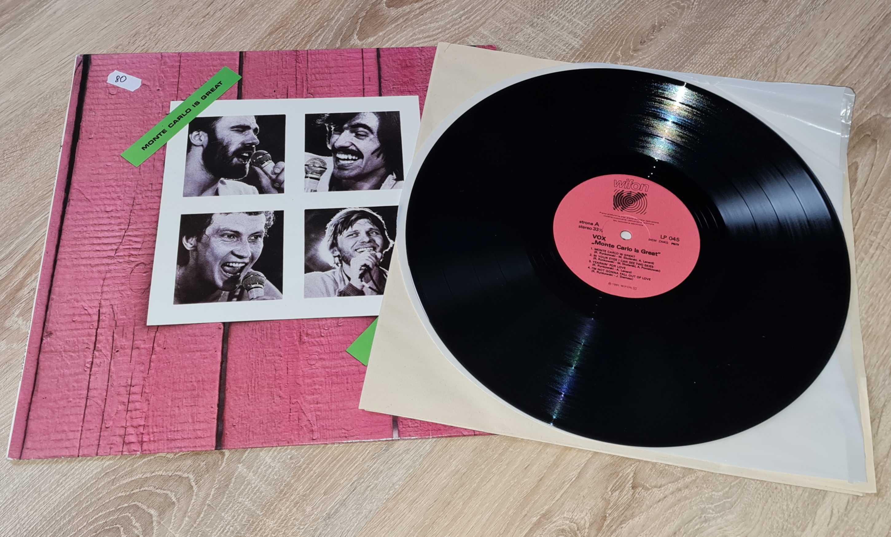 VOX – Monte Carlo Is Great 1981 EX, VYPRANÁ Vinyl (LP)