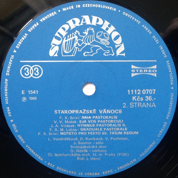 Staropražské Vánoce 1985 EX, VYPRANÁ Vinyl (LP)