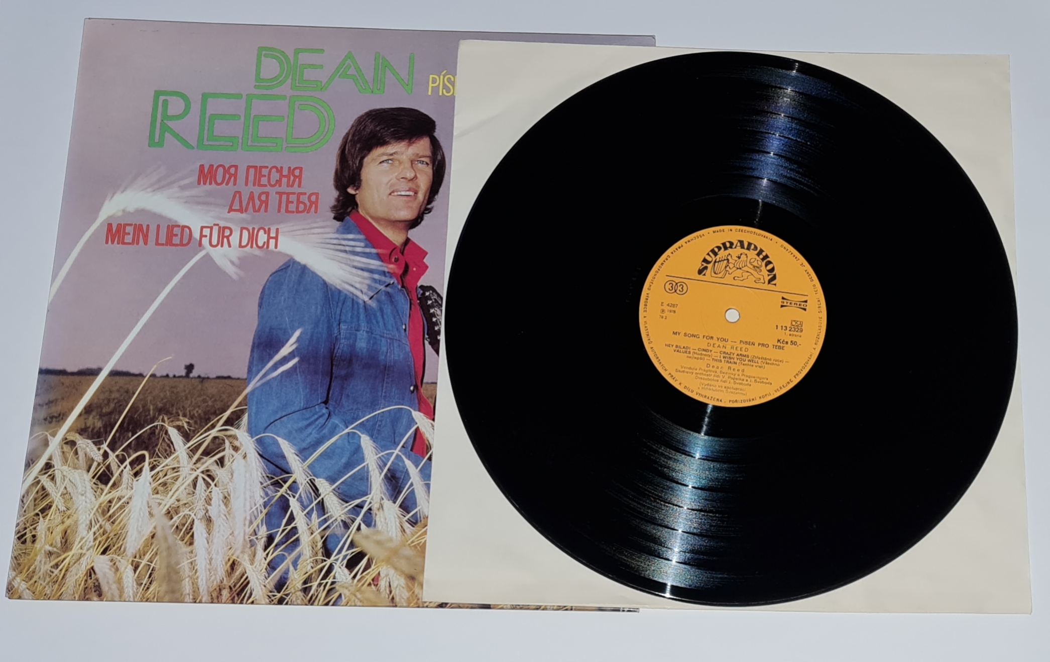 Dean Reed – My Song For You (Píseň Pro Tebe) 1978 VG+, VYPRANÁ Vinyl (LP)
