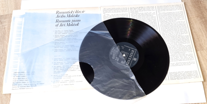 Jiří Malásek – Romantický Klavír Jiřího Maláska 1974 VG, VYPRANÁ Vinyl (LP)