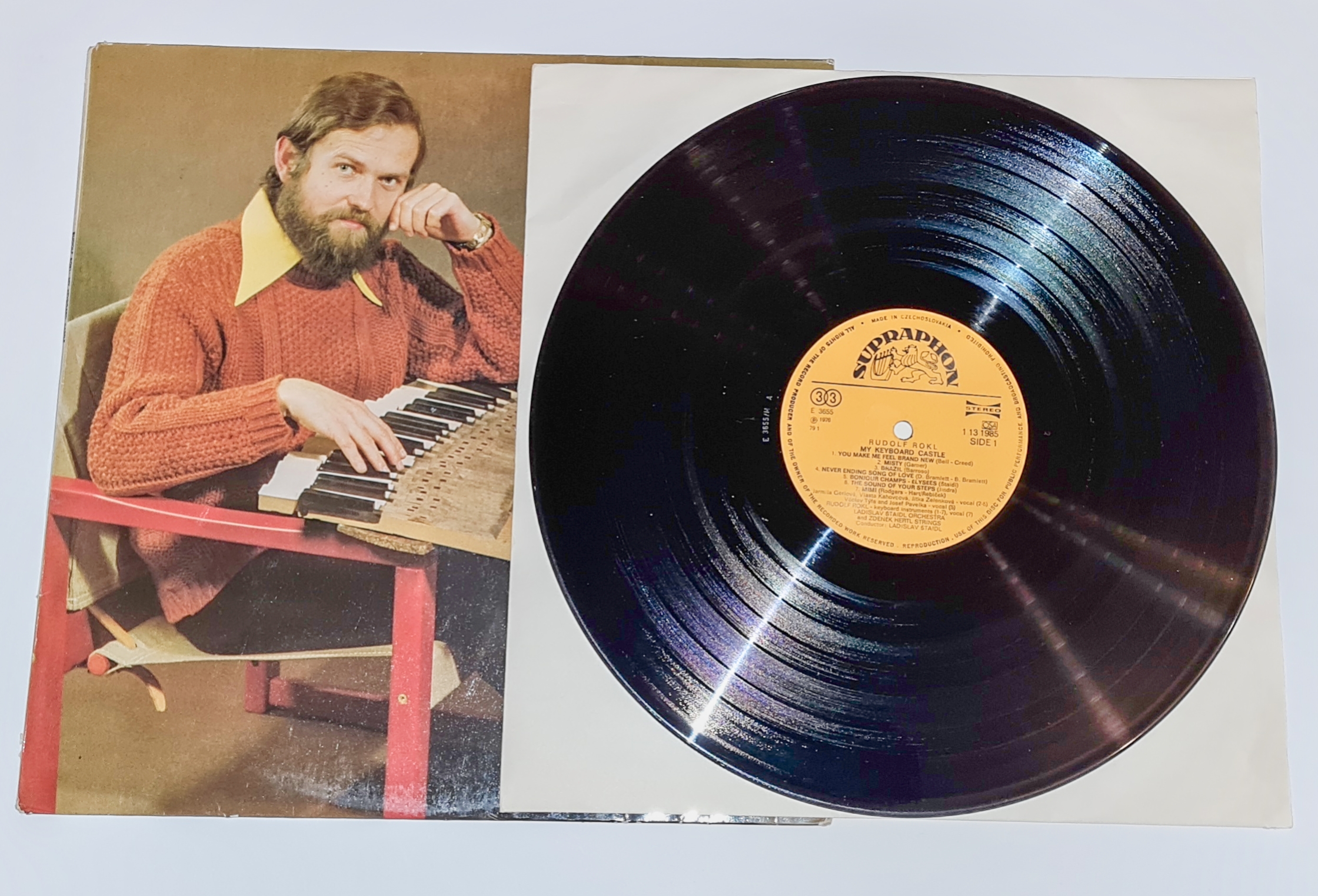 Rudolf Rokl – My Keyboard Castle 1976 VG, VYPRANÁ Vinyl (LP)