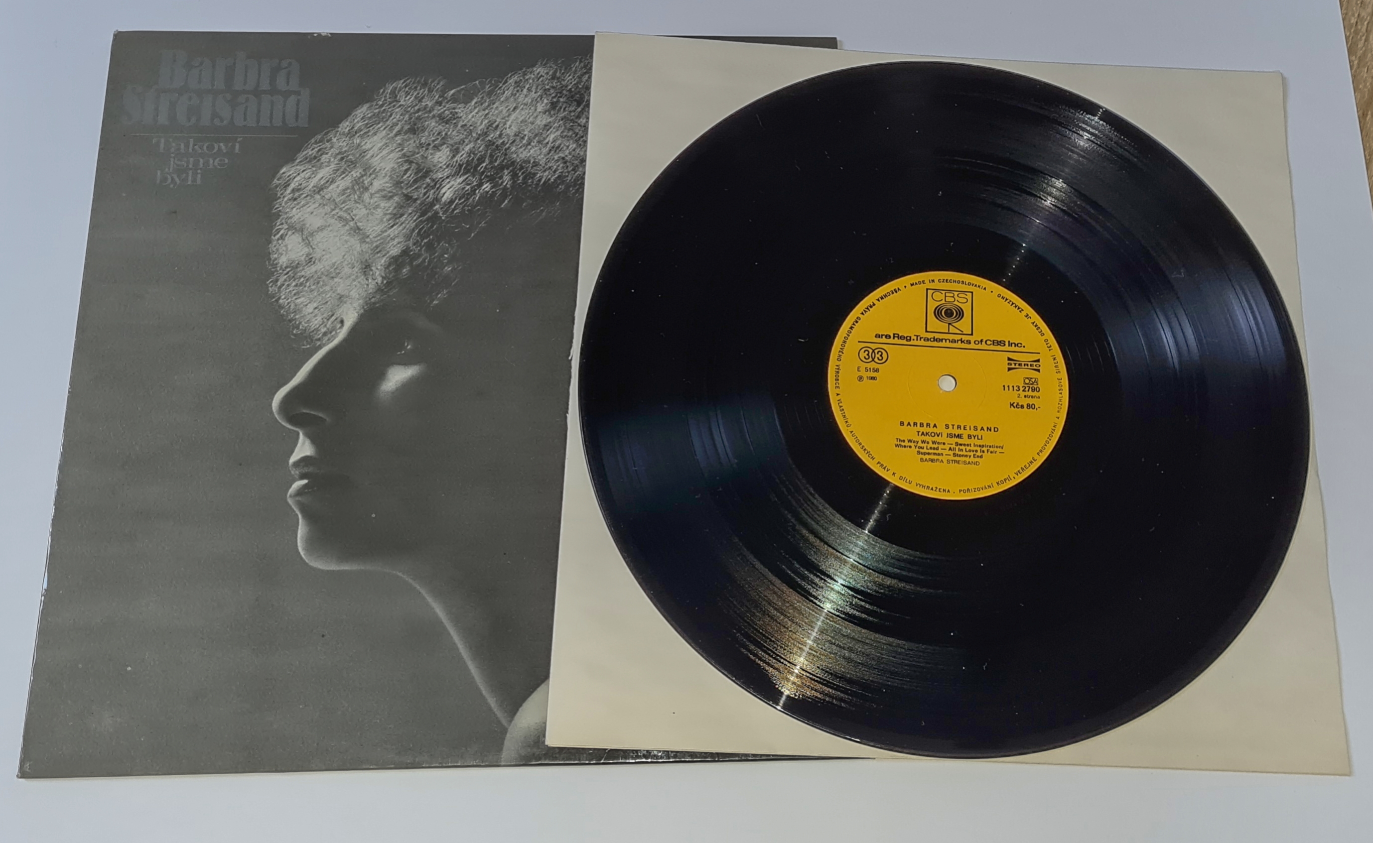 Barbra Streisand – Takoví Jsme Byli 1980 VG+, VYPRANÁ Vinyl (LP)