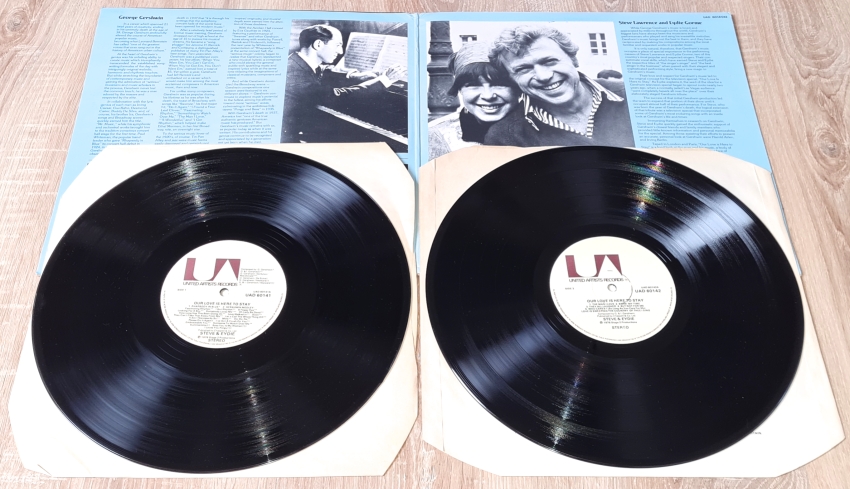 Steve & Eydie – Our Love Is Here To Stay (The Gershwin Years) 1976 VG-, VYPRANÉ Vinyl (2LP)