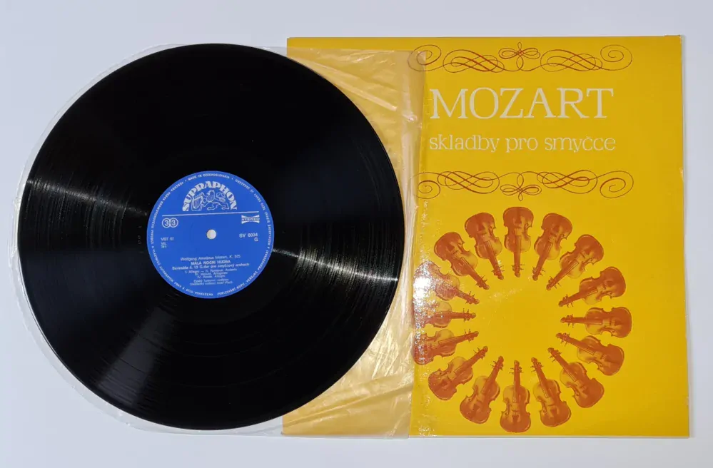 Mozart, Český Komorní Orchestr – Skladby Pro Smyčce 1976 VG+, VYPRANÁ Vinyl (LP)